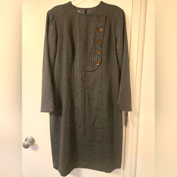 NWT‎ Vintage Doncaster 100% Wool Suit Dress - Picture 1 of 13